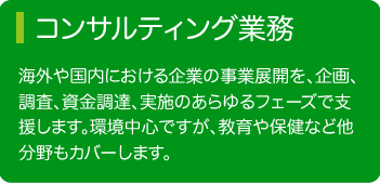 コンサルティング業務