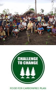 国連 World Food Programme（WFP）と共同実施プロジェクト＝FOOD FOR CARBON FREE PLAN